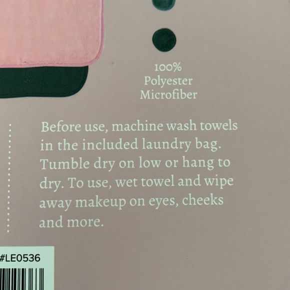 NIB, Lily Eden Reusable Make-up Remover Towel Set - Picture 7 of 8